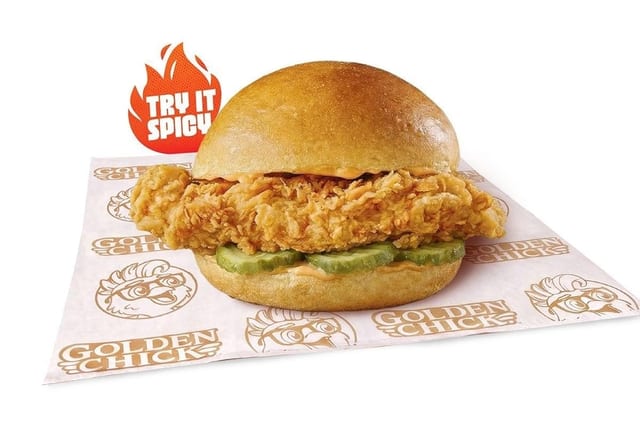 Big & Golden / Wicked Chicken Sandwich.