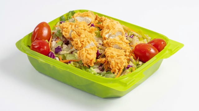 Chopped Salad with 2 Golden Tenders.