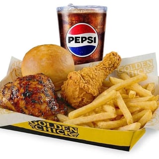 Golden Half & Half Chicken